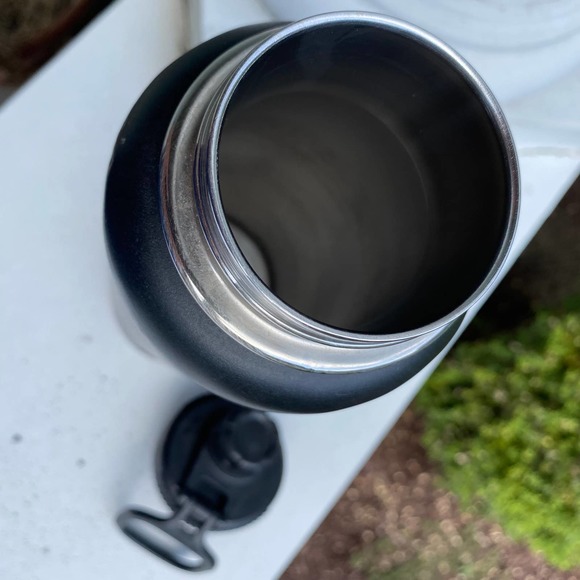 Hydro Flask Black 40 ounce Wide Mouth with Spout Lid Water Bottle - Picture 4 of 4